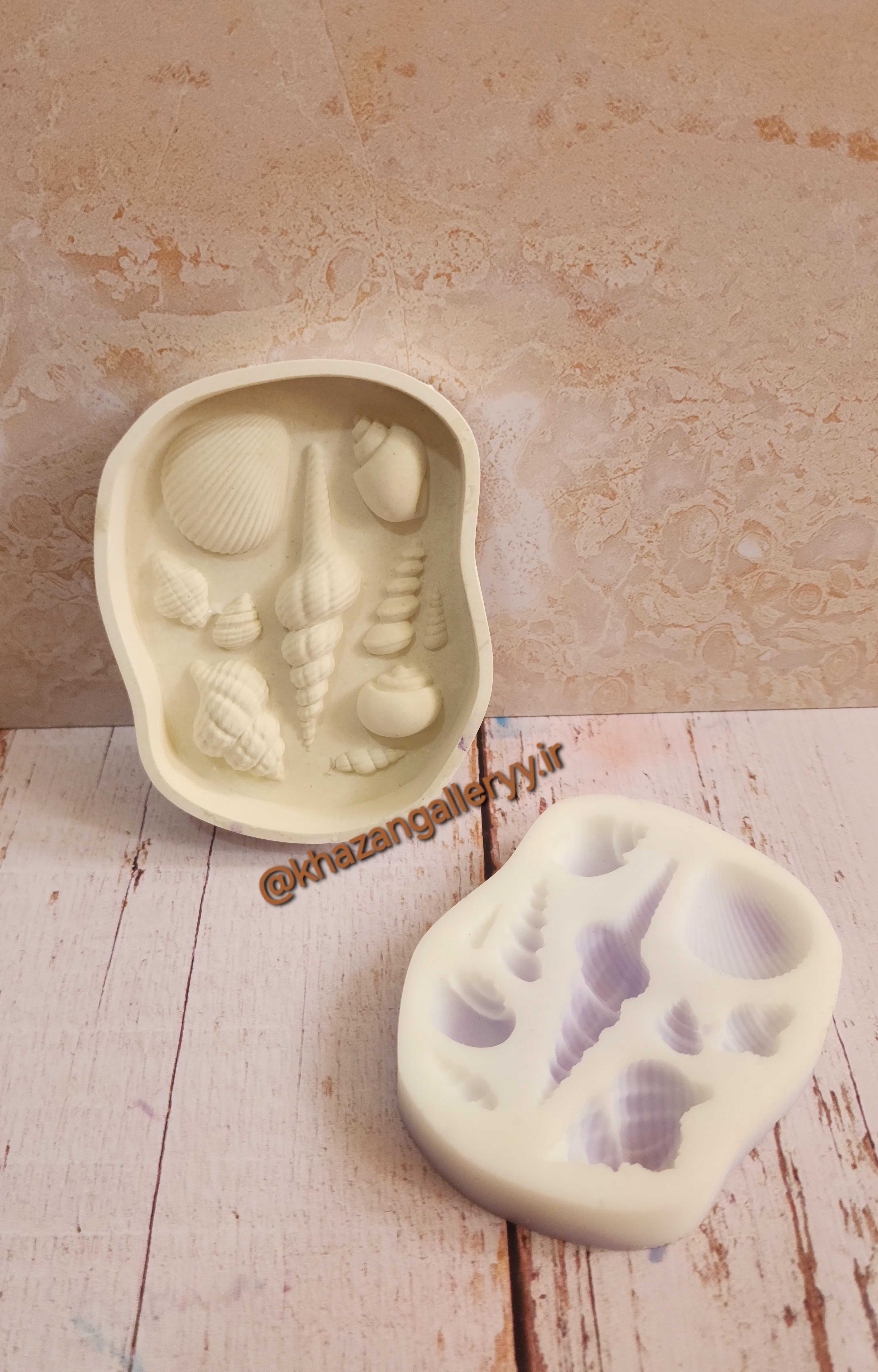 قالب سیلیکونی انواع صدف🐚