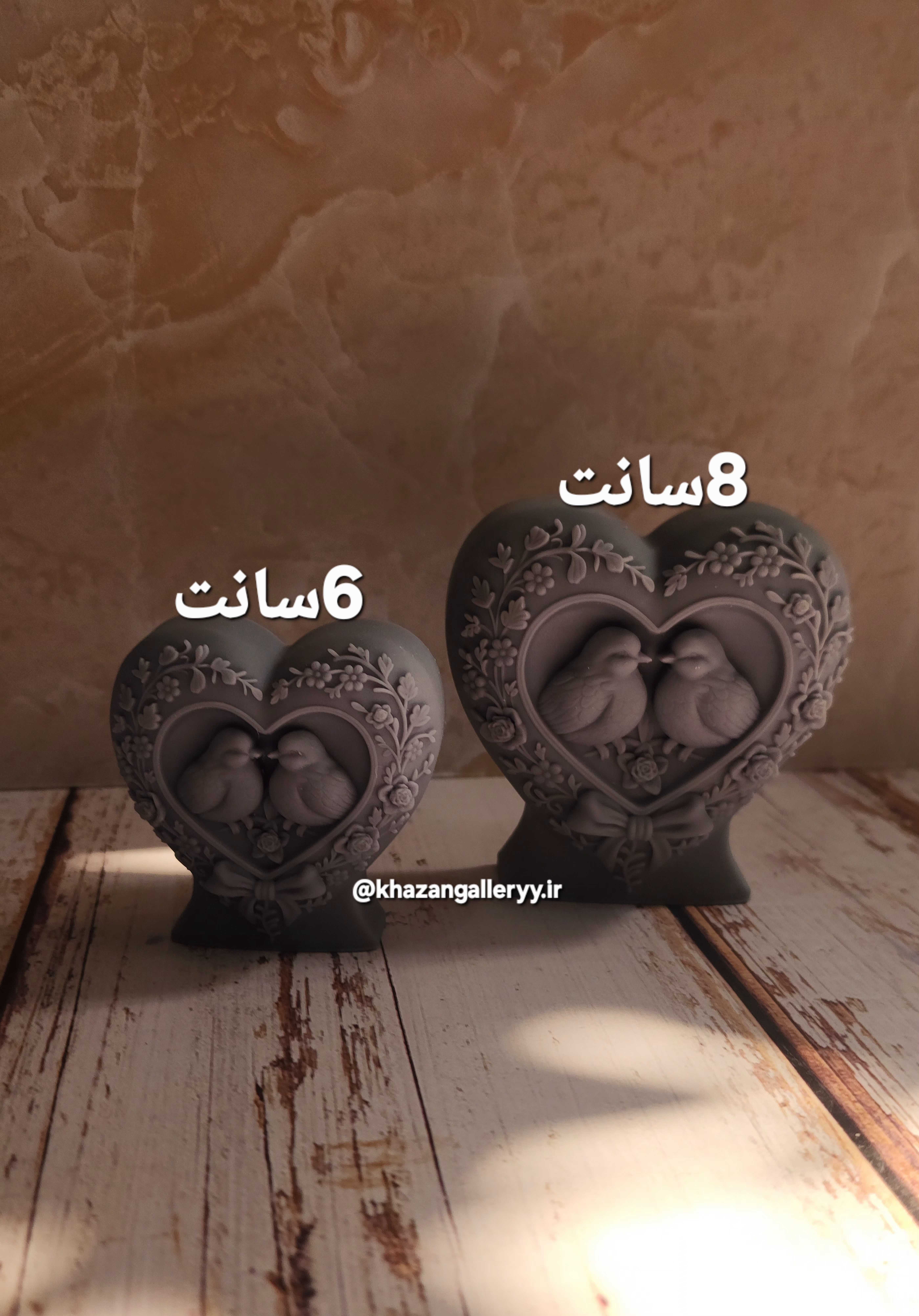 قالب سیلیکونی مرغ های عشق